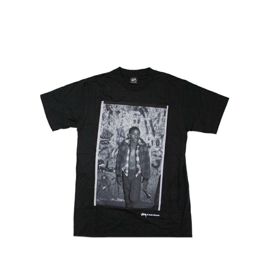 Heritage * | Stussy Black Sc Ss Josh Cheuse Nhill 84 Junk Tee Limited Edition Sbsc1901516 Discount