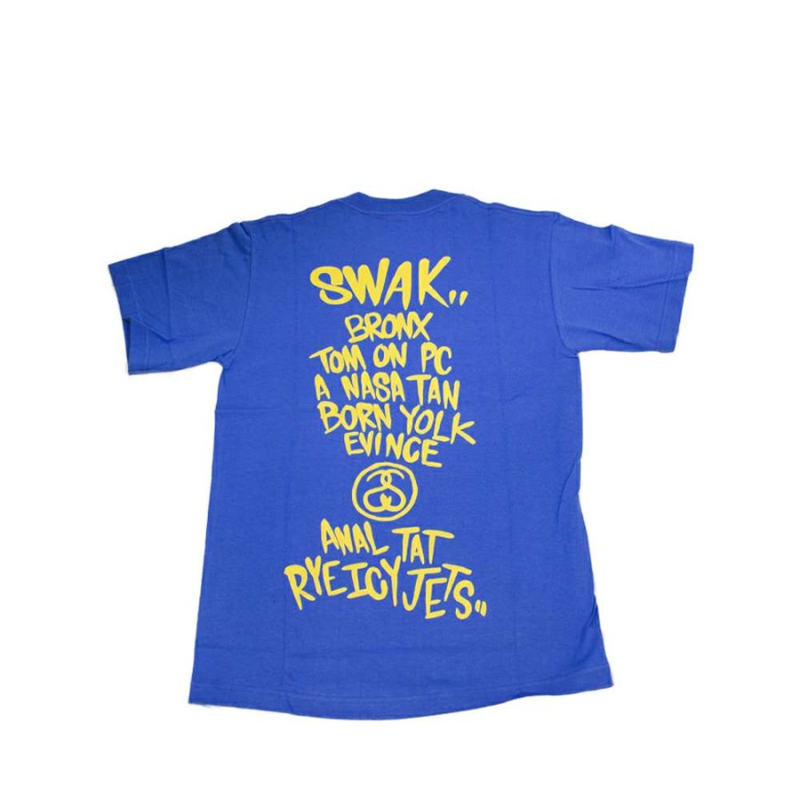 Heritage * | Stussy Dark Blue Tee World Tour 2006 Kaws S6Sc1901238 Limited Edition Sale