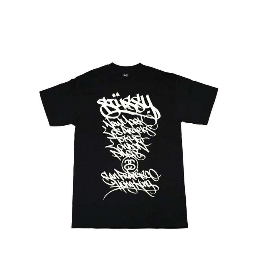 Heritage * | Stussy Black Tee World Tour 2006 Ease Limited Edition Sale