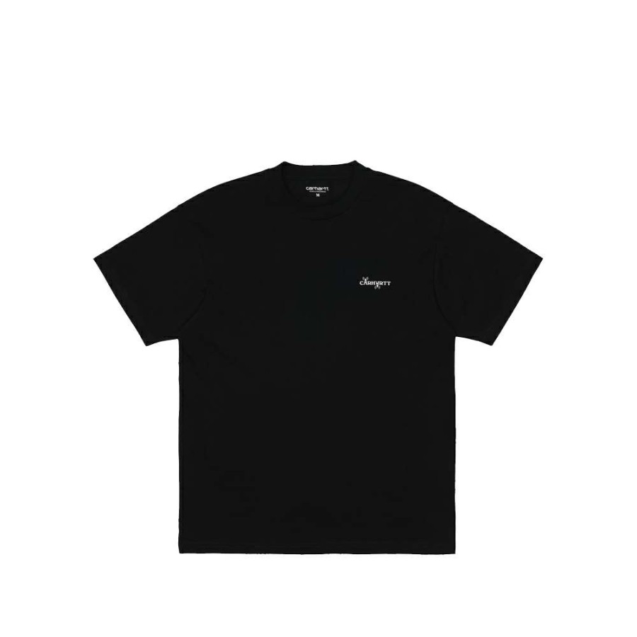 T-Shirts & Polo * | Carhartt Wip S/S Calibrate T-Shirt Black I029017-13 Discount