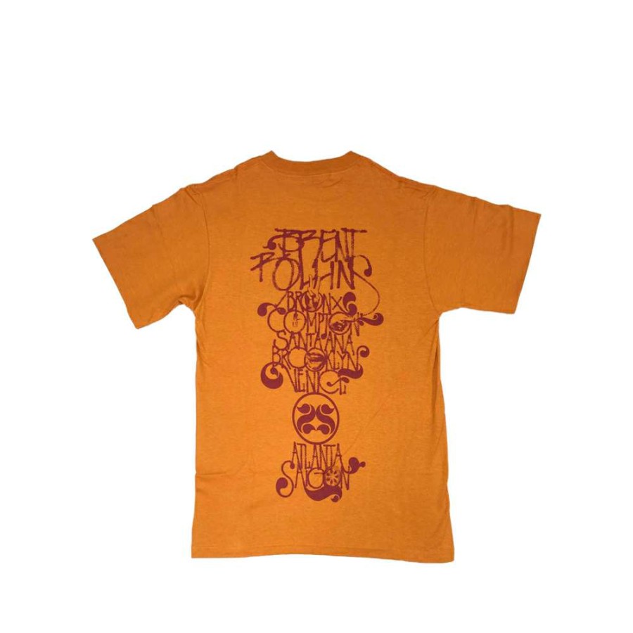 Heritage * | Stussy Orange Tee World Tour 2006 Brent Rollins S6Sc1901241 Limited Edition Sale