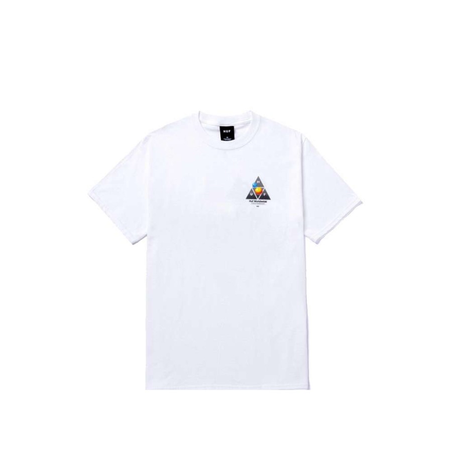 T-Shirts & Polo * | Huf Video Format Tt T-Shirt White Ts01518 Discount