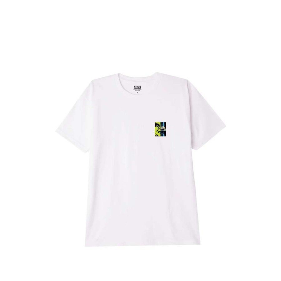 T-Shirts & Polo * | Obey Piano Man Classic T-Shirt White 165262863 Sale