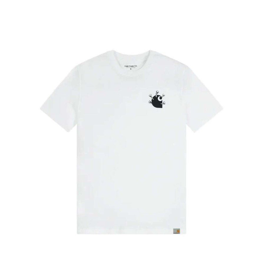 T-Shirts & Polo * | Carhartt Wip S/S Nails T-Shirt White / Black I028495-02-90 Stussy Sale