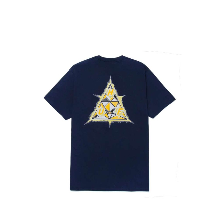 T-Shirts & Polo * | Huf Infinity Jewel S/S T-Shirt Navy Ts01635 Sale