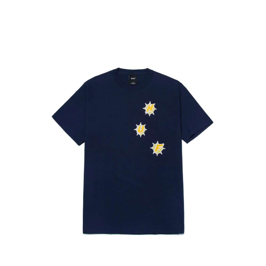 T-Shirts & Polo * | Huf Infinity Jewel S/S T-Shirt Navy Ts01635 Sale