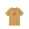 T-Shirts & Polo * | Stussy Matchbook Tee Khaki 1904660 Sale