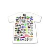 Heritage * | Stussy Ss 2008 All The Logos White/Multicolor Tee Discount