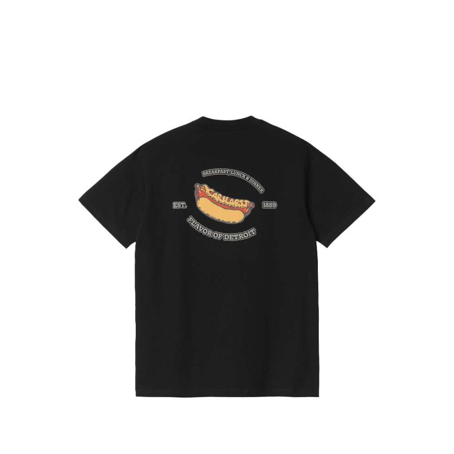 T-Shirts & Polo * | Carhartt Wip S/S Flavor T-Shirt Black I030194-21 Sale