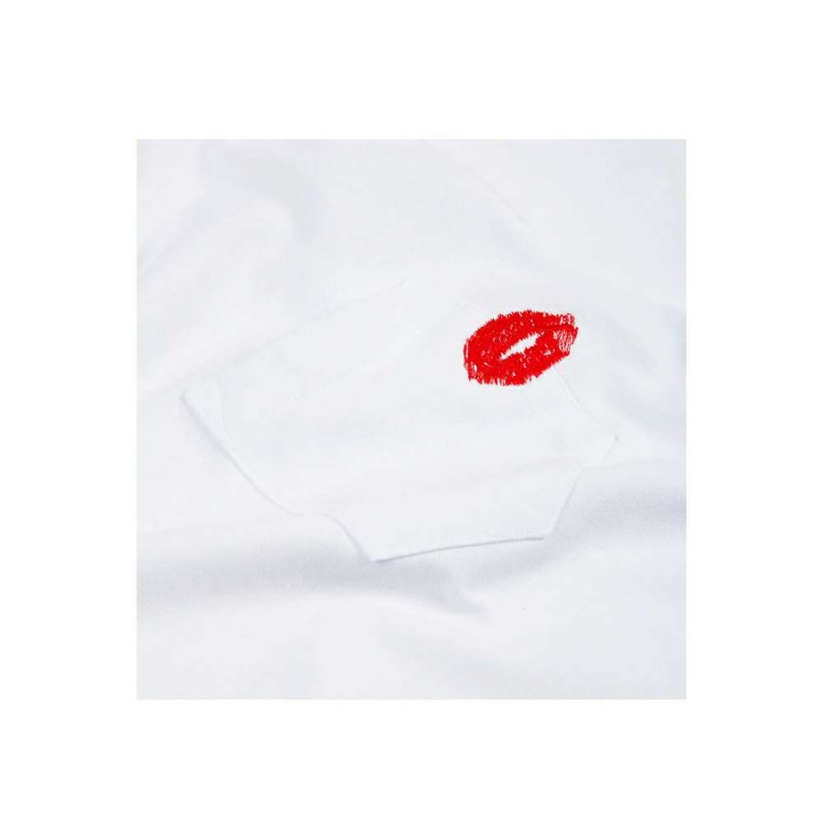 T-Shirts & Polo * | Vans Anaheim Factory Lips Pocket T-Shirt White Vn0A54C8 Discount