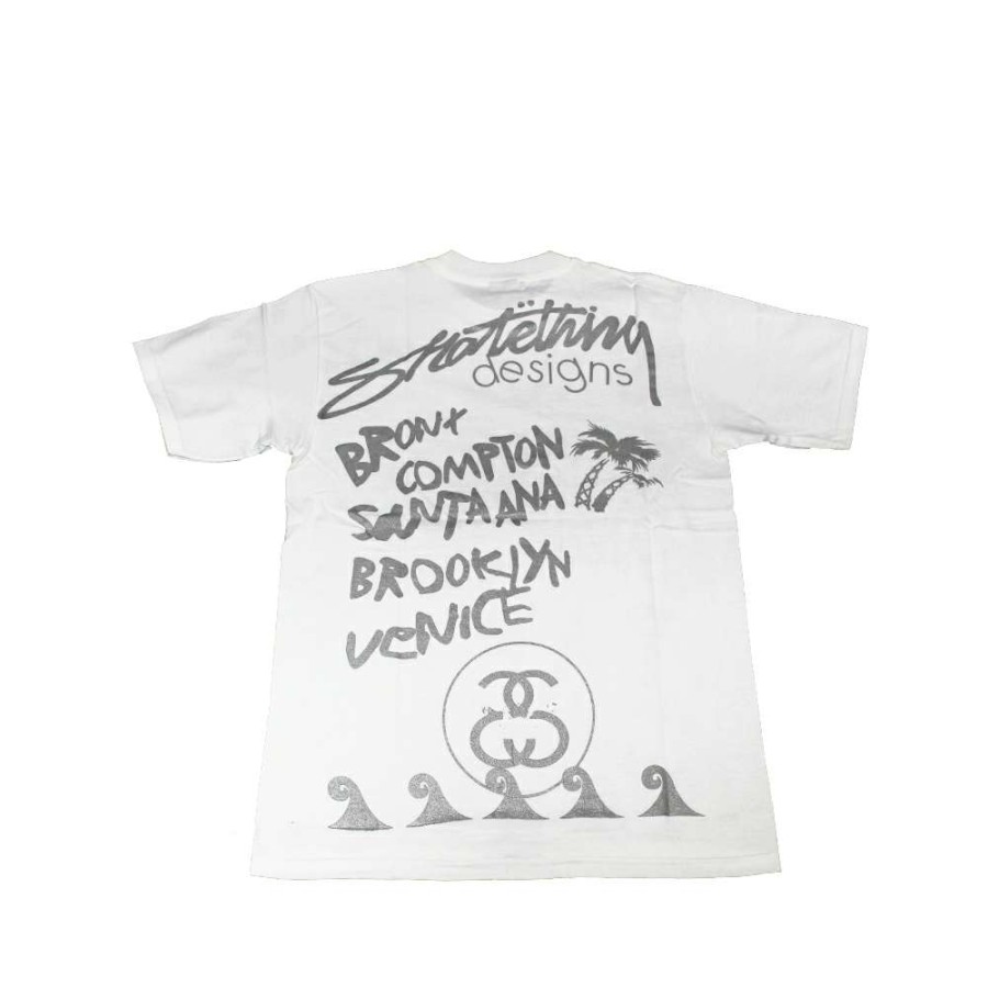 Heritage * | Stussy White Tee World Tour 2006 Sk8Thing S6Sc1901242 Limited Edition Promotion