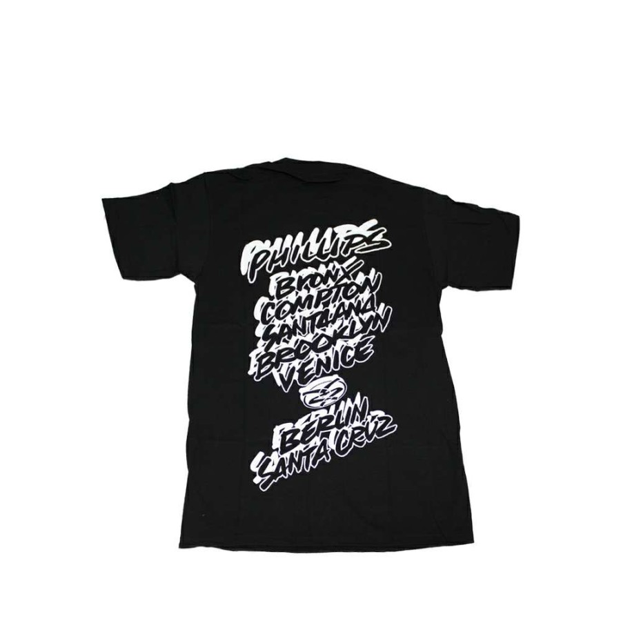 Heritage * | Stussy Black Tee World Tour 2006 Jim Phillips Limited Edition Discount