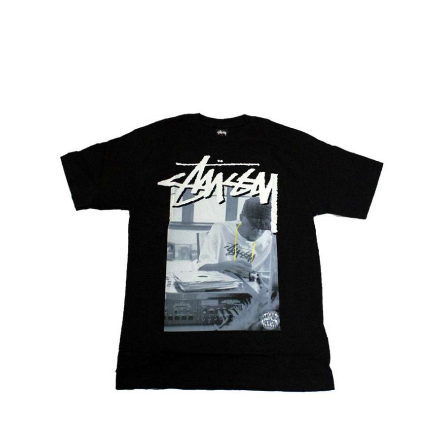 Heritage * | Stussy Stones Throw J Dilla T-Shirt Short Sleeve Black Promotion