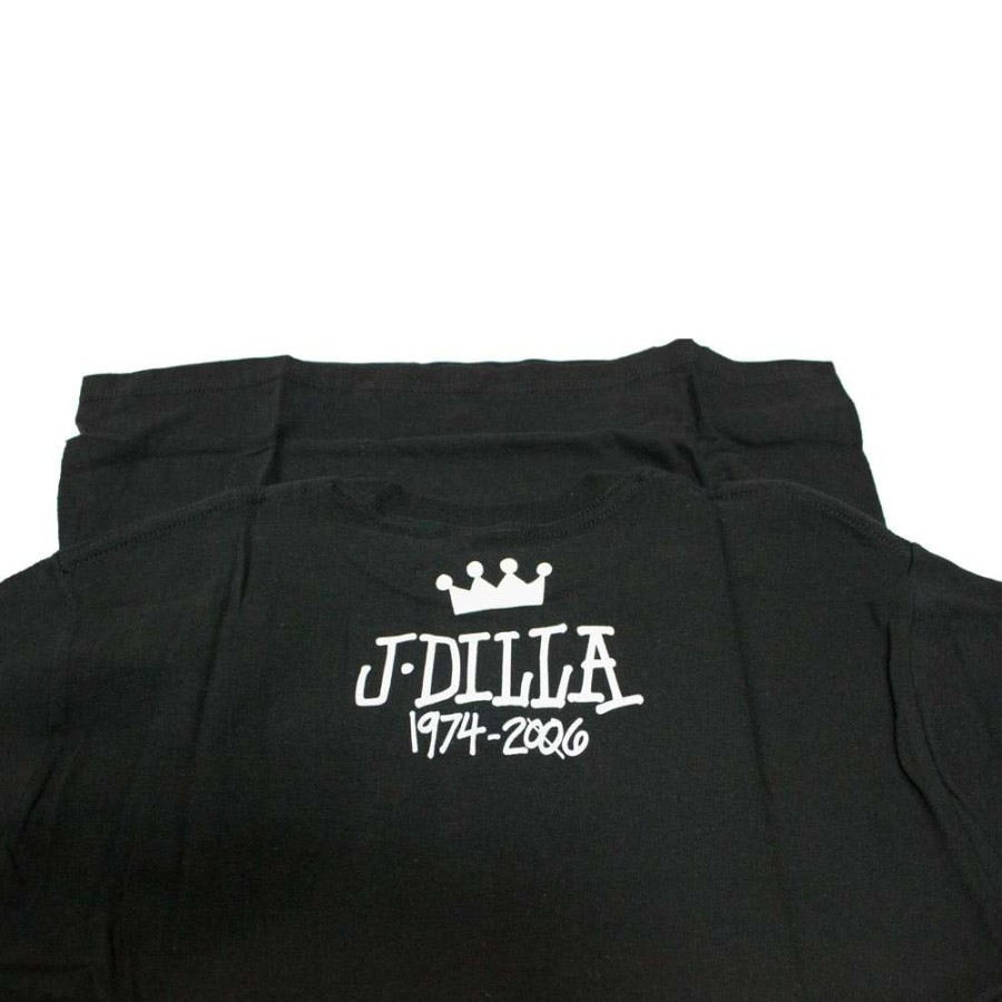 Heritage * | Stussy Stones Throw J Dilla T-Shirt Short Sleeve Black Promotion