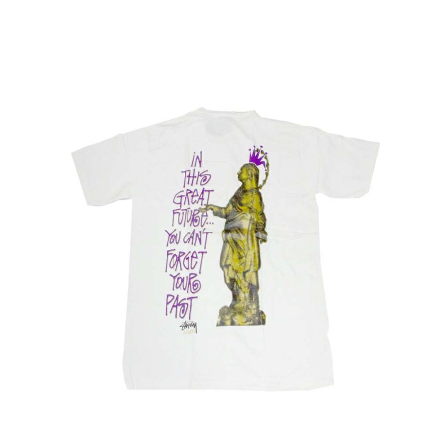 Heritage * | Stussy Milano 5Th Anniversary Tee White Limited Edition Promotion