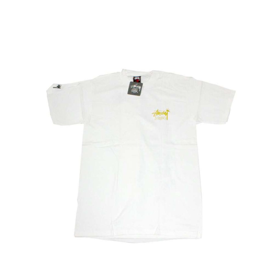 Heritage * | Stussy Milano 5Th Anniversary Tee White Limited Edition Promotion