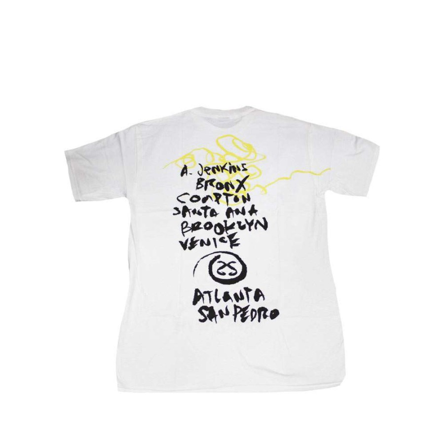 Heritage * | Stussy White Tee World Tour 2006 Andy Jenkins Limited Edition Sale