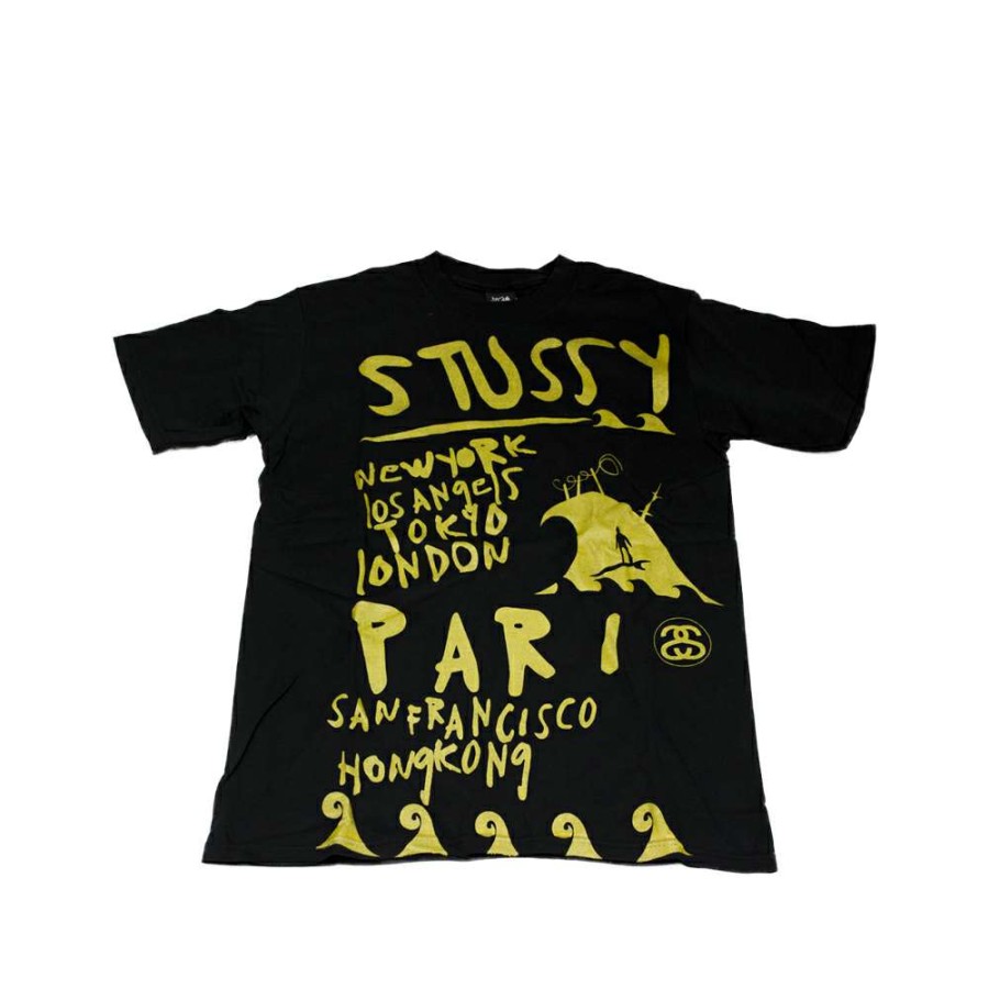 Heritage * | Stussy Black Tee World Tour 2006 Sk8Thing S6Sc1901242 Limited Edition Discount