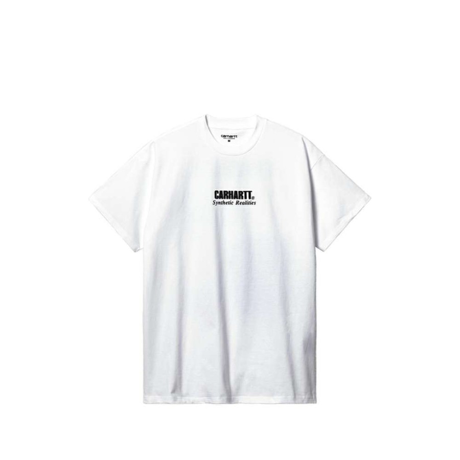 T-Shirts & Polo * | Carhartt Wip S/S Synthetic Realities T-S T-Shirt White/Black I029980-4 Sale