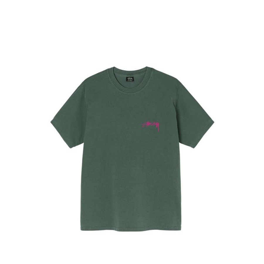 T-Shirts & Polo * | Stussy Sphinx Tee Pine 1904752 Sale