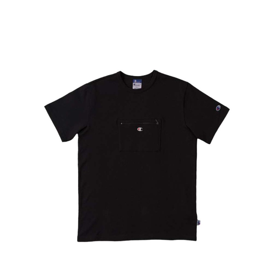 T-Shirts & Polo * | Champion X Beams Passport Pocket T-Shirt Black 211877 Promotion