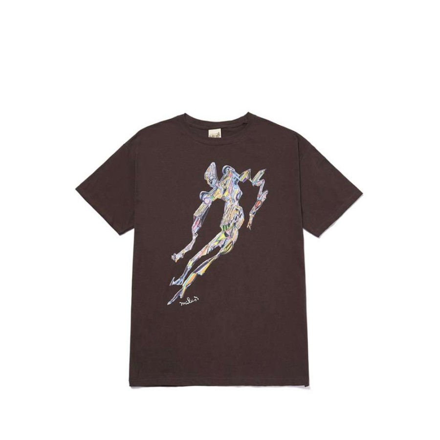 T-Shirts & Polo * | Huf X Miles Davis Untitled S/S Tee Chocolate Ts01764 Promotion