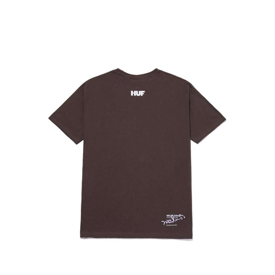 T-Shirts & Polo * | Huf X Miles Davis Untitled S/S Tee Chocolate Ts01764 Promotion