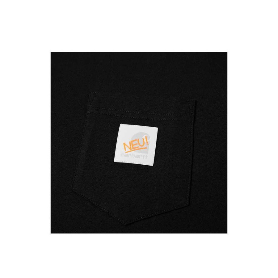 Heritage * | Carhartt Wip X Neu! S/S Neu! Pocket T-Shirt Black I024759-2 Discount