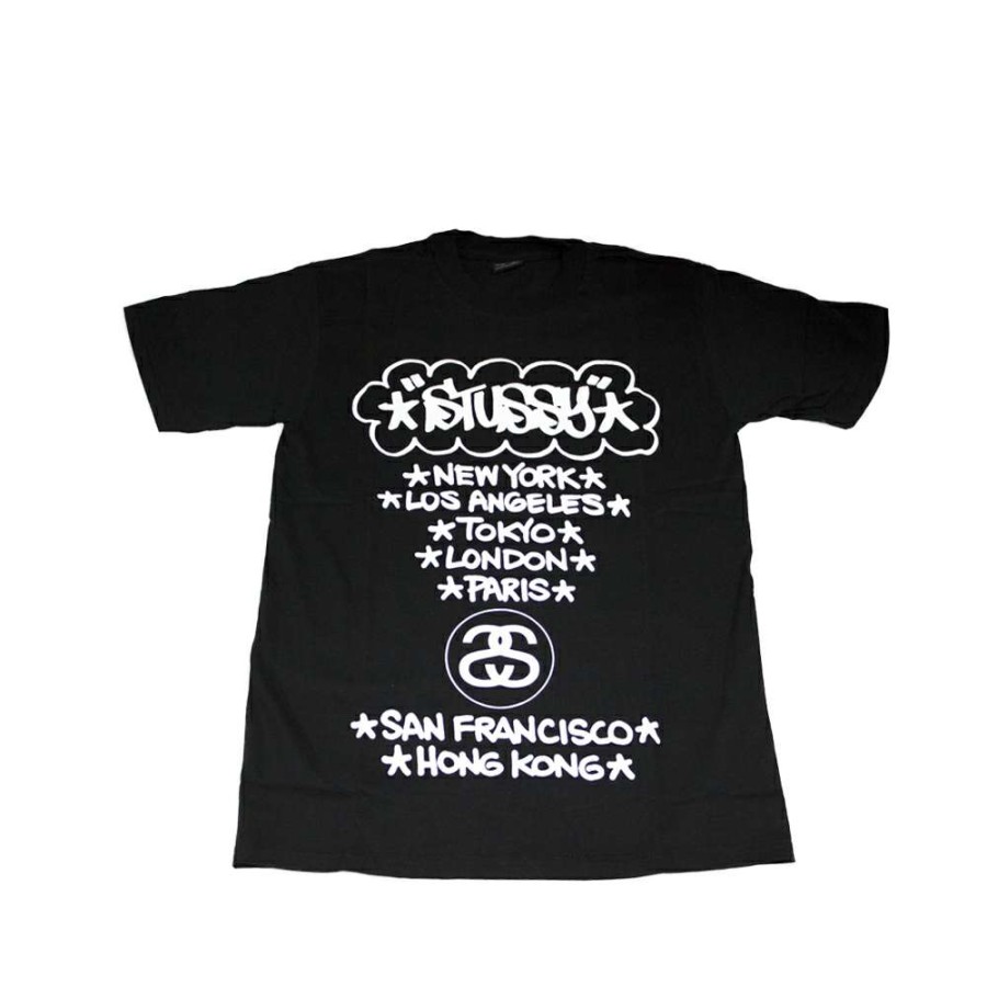 Heritage * | Stussy Black Tee World Tour 2006 Eric Haze Limited Edition Sale