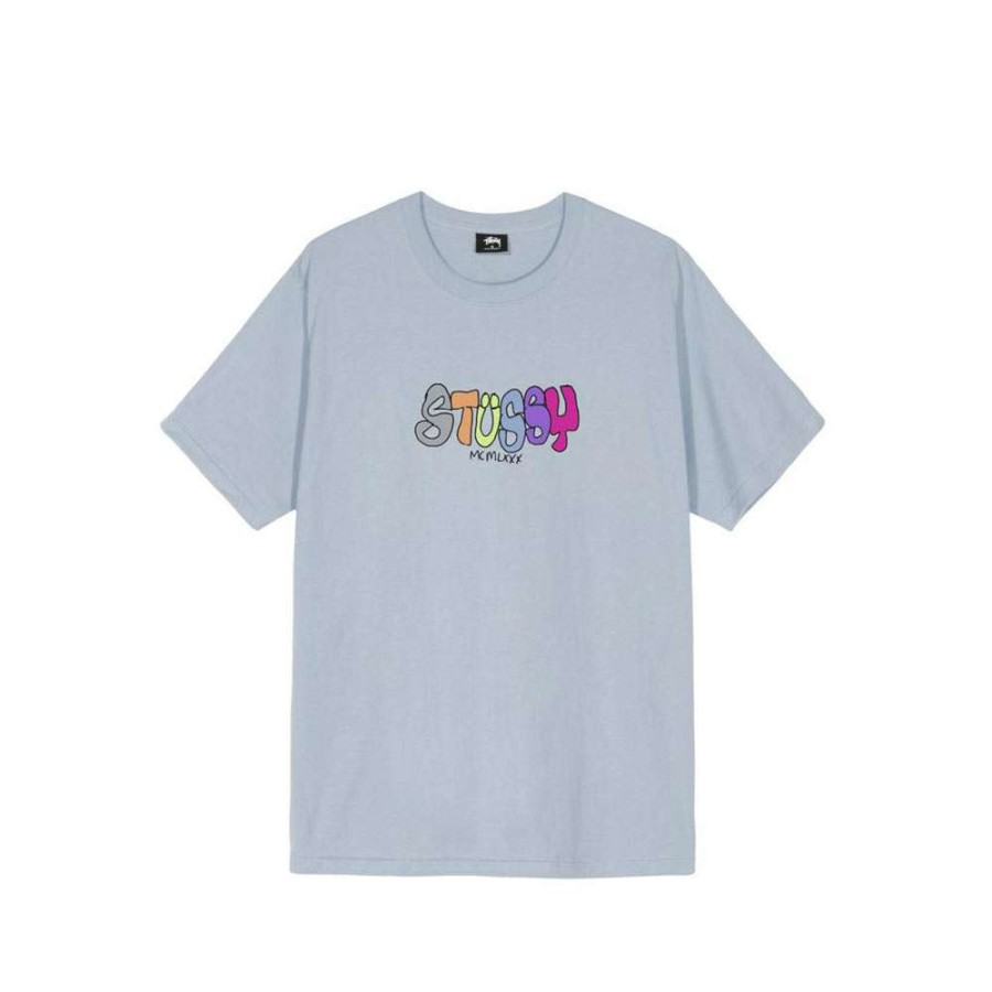 T-Shirts & Polo * | Stussy Mcmlxxx Tee Slate 1904509 Discount