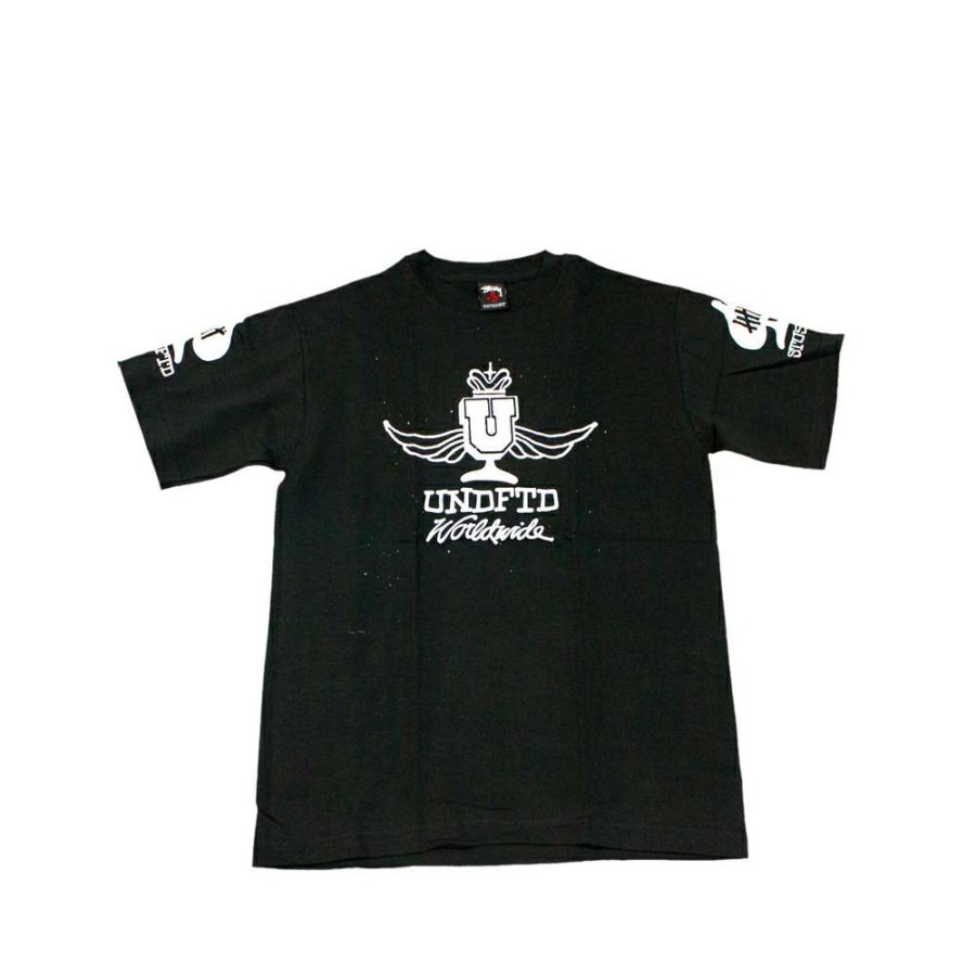 Heritage * | Stussy X Undefeated Worldwide T-Shirt Black Limited Edition Discount