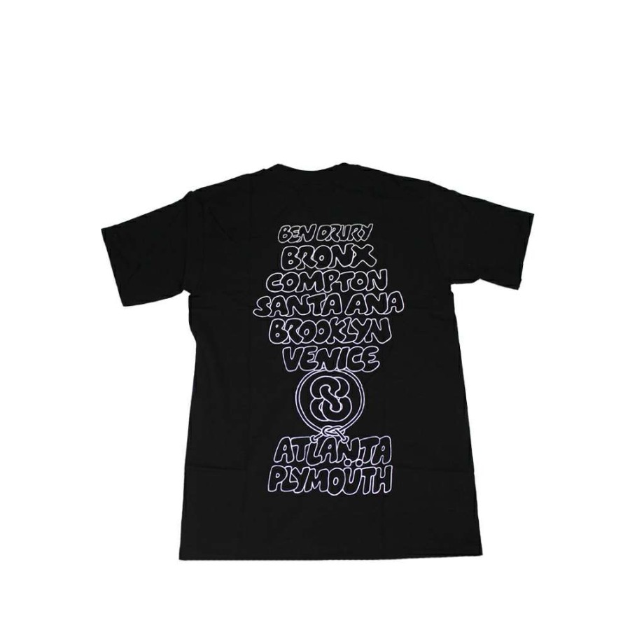 Heritage * | Stussy Black Tee World Tour 2006 Ben Drury Limited Edition Sale