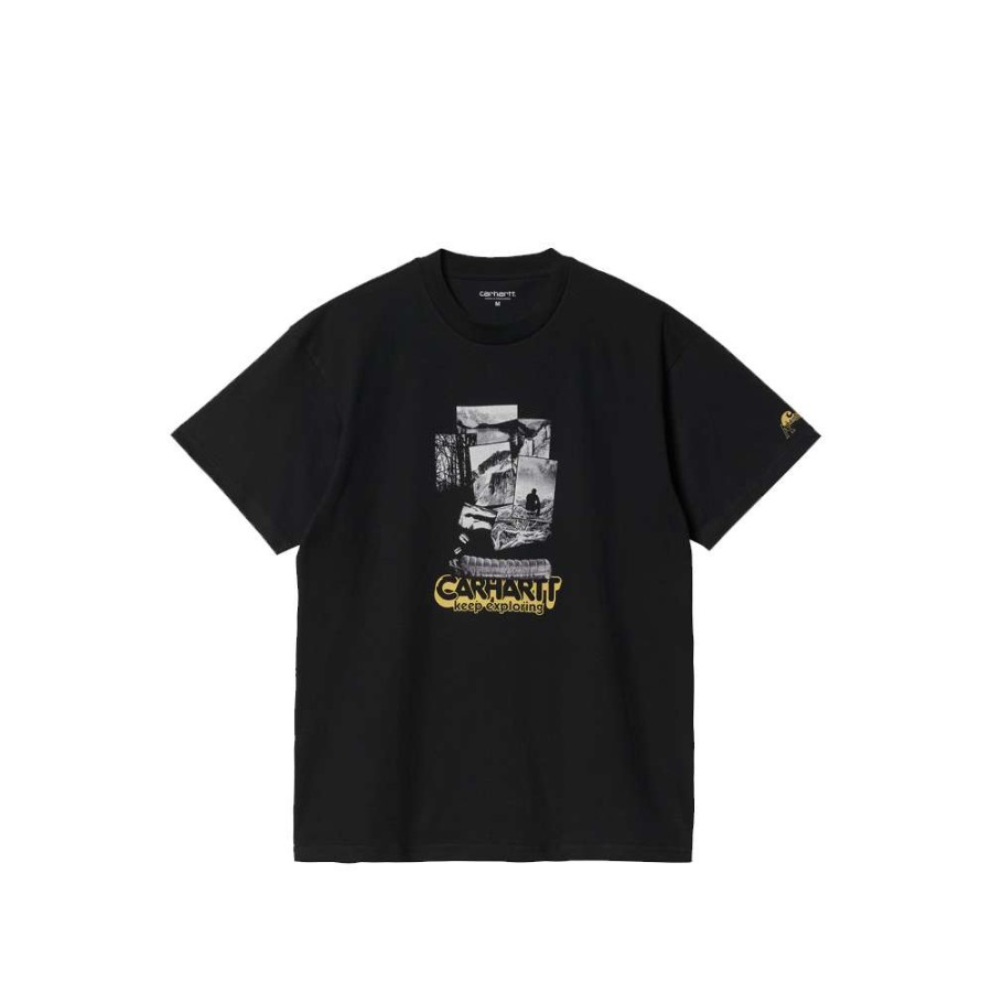 T-Shirts & Polo * | Carhartt Wip S/S Exped T-Shirt Black I029627-16 Discount