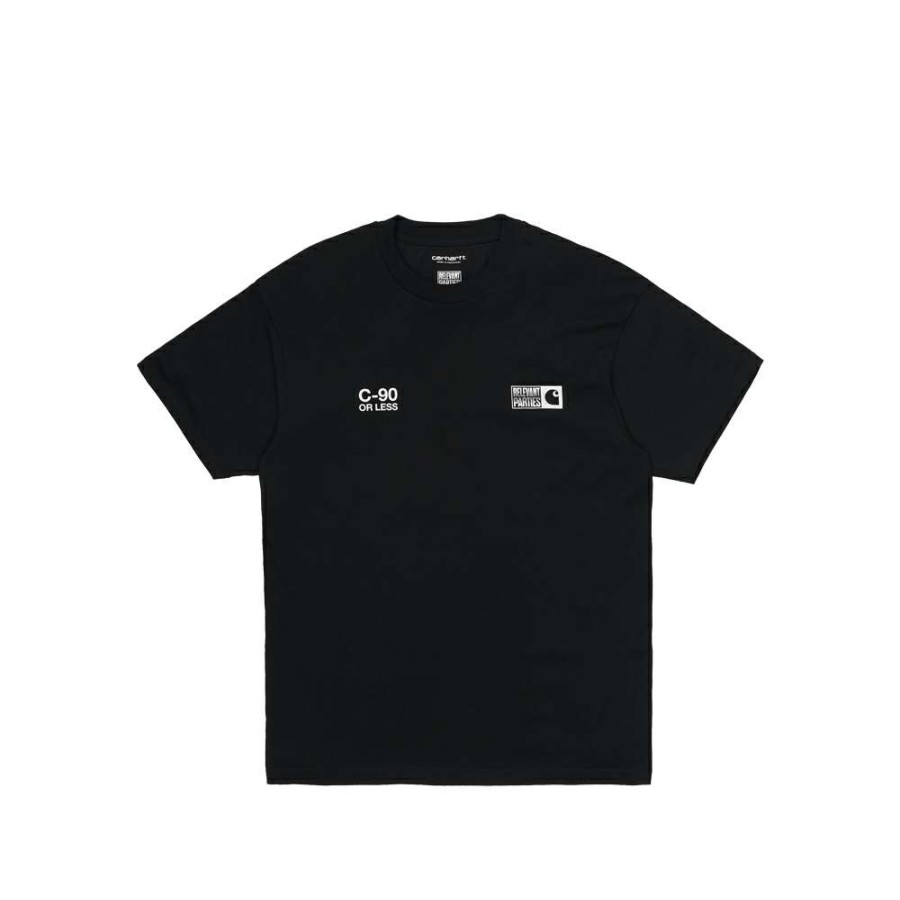 T-Shirts & Polo * | Carhartt Wip S/S Relevant Parties T-Shirt Black I029371-9 Sale