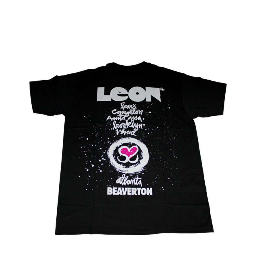 Heritage * | Stussy Black Tee World Tour 2006 Micheal Leon Limited Edition Discount