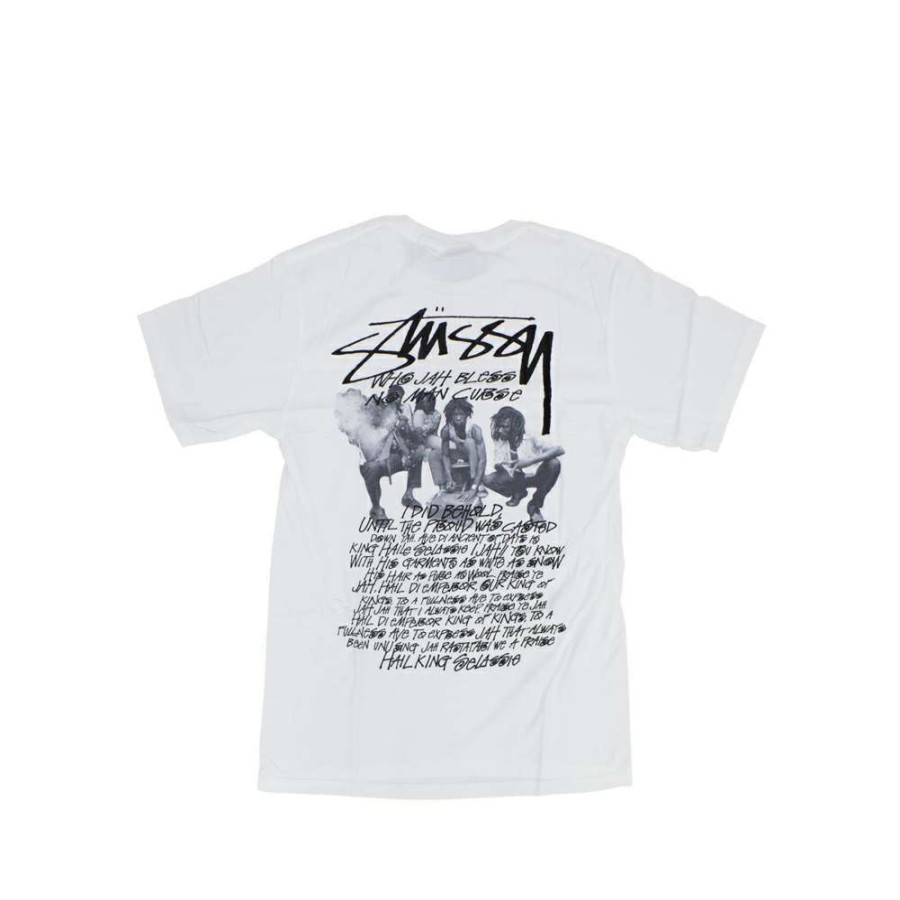 Heritage * | Stussy Tribe Of Stussy White Tee 190407 Sale