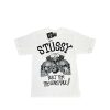 Heritage * | Stussy Motor Haul White Tee Limited Edition 1902118 Sale