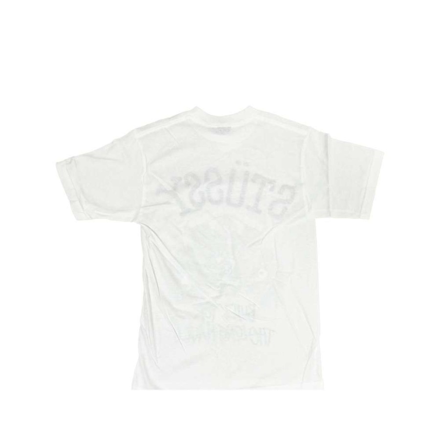 Heritage * | Stussy Motor Haul White Tee Limited Edition 1902118 Sale