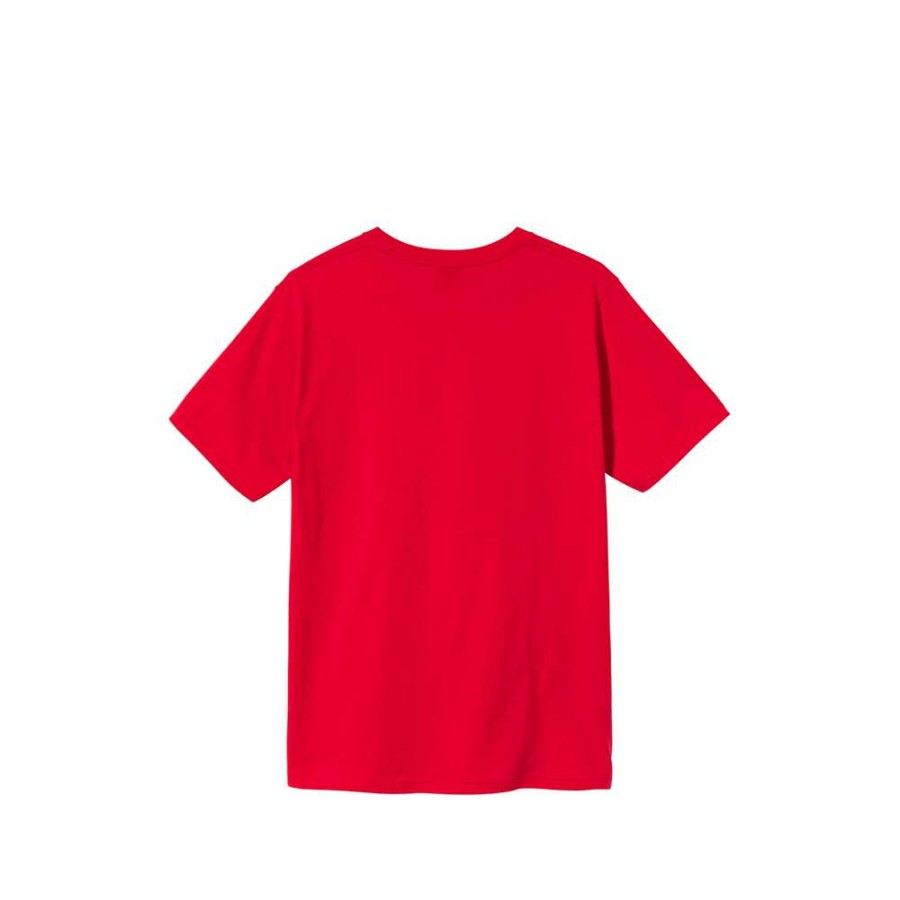 T-Shirts & Polo * | Stussy Acid Eye Tee Red 1904647 Sale