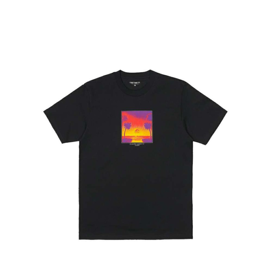 T-Shirts & Polo * | Carhartt Wip S/S Tropical T-Shirt Black I029015-19 Discount