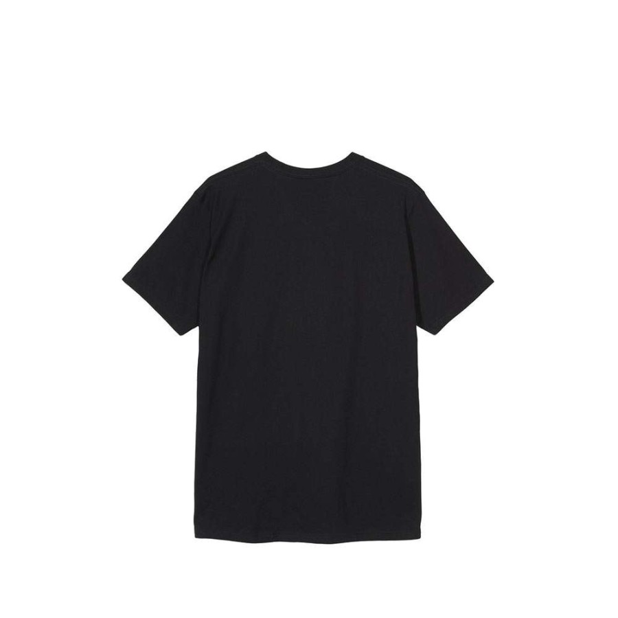 T-Shirts & Polo * | Stussy Apple Tee Black 3903516 Discount