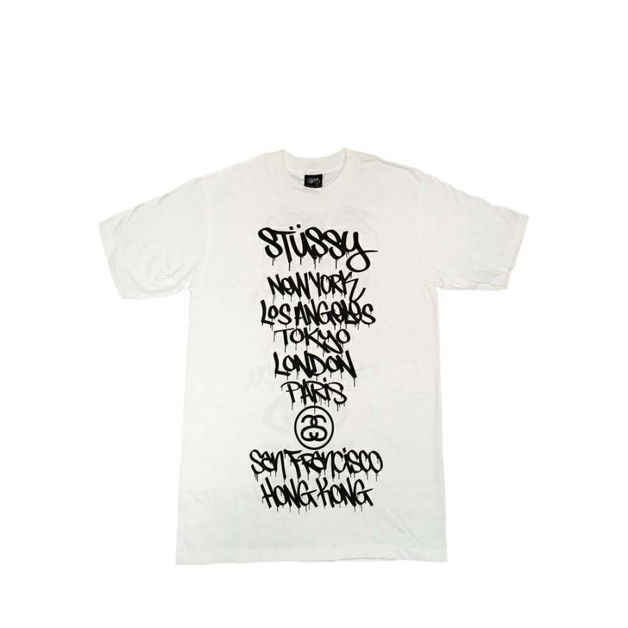 Heritage * | Stussy White Tee World Tour 2006 Dr. Revolt Limited Edition Sale