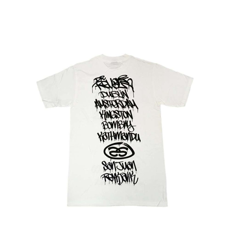 Heritage * | Stussy White Tee World Tour 2006 Dr. Revolt Limited Edition Sale