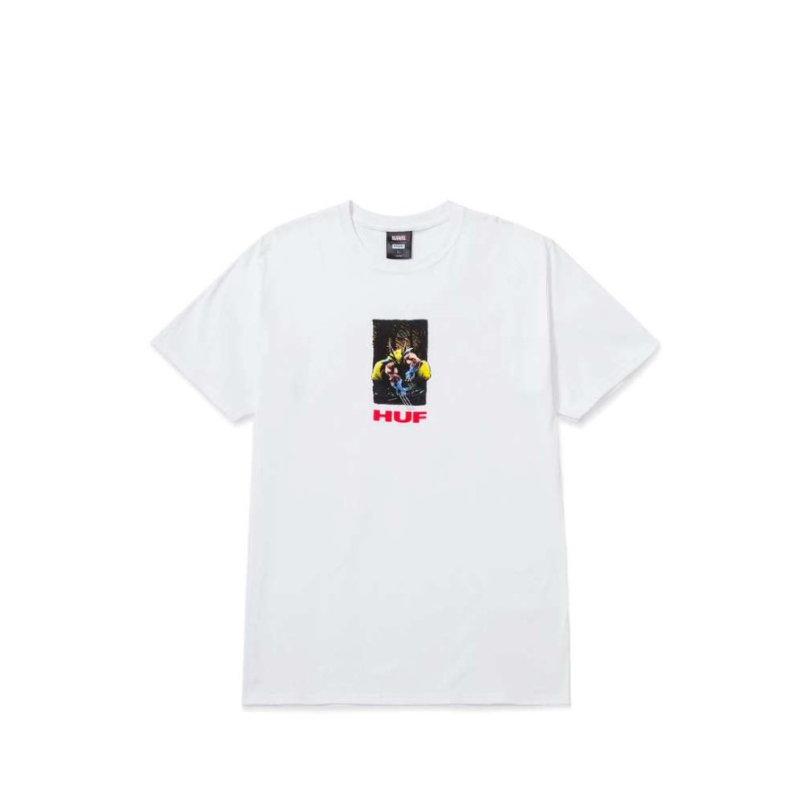 T-Shirts & Polo * | Huf Wolverine S/S T-Shirt White Ts01895 Sale