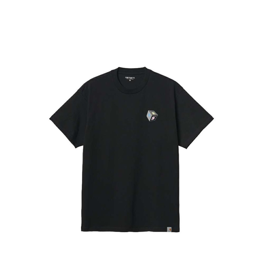 T-Shirts & Polo * | Carhartt Wip S/S Cube T-Shirt Black I030181-20 Promotion