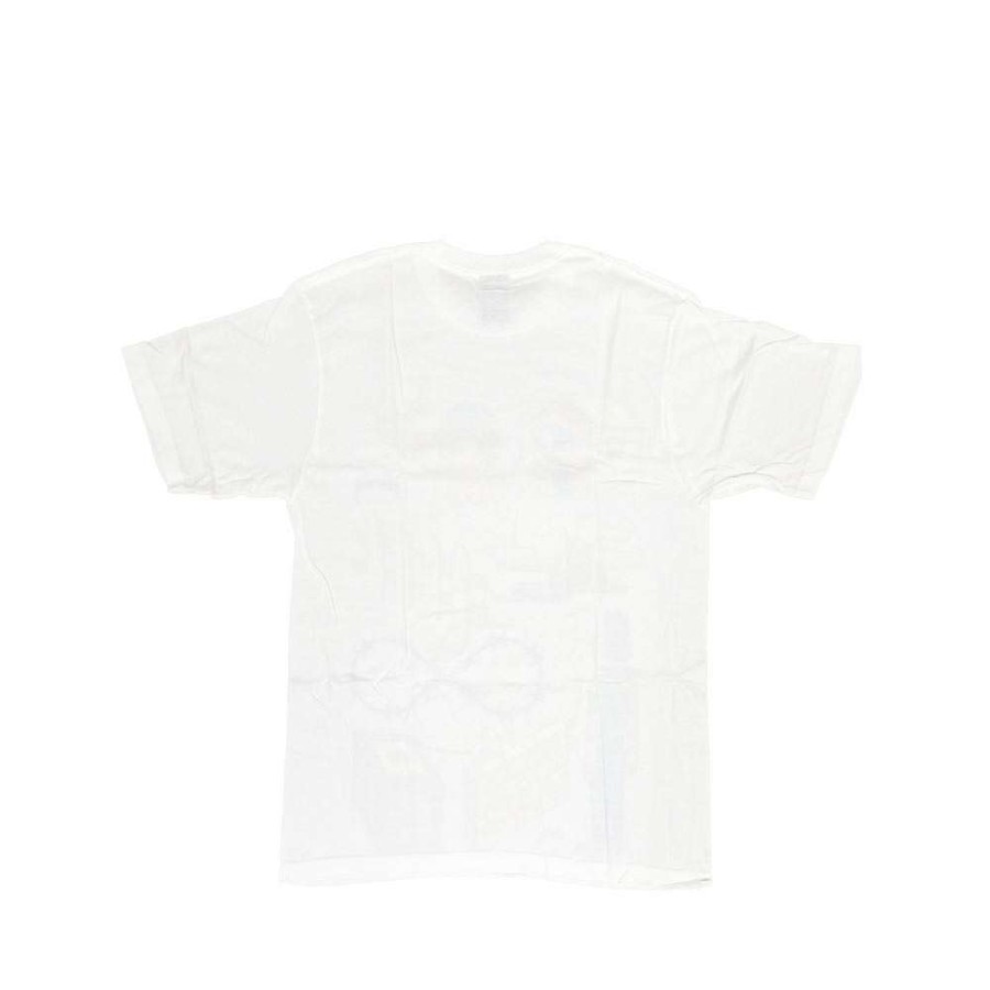 Heritage * | Stussy Customade X Pane Obstacle Course White Tee Limited Edition Ffsc3902212 Discount