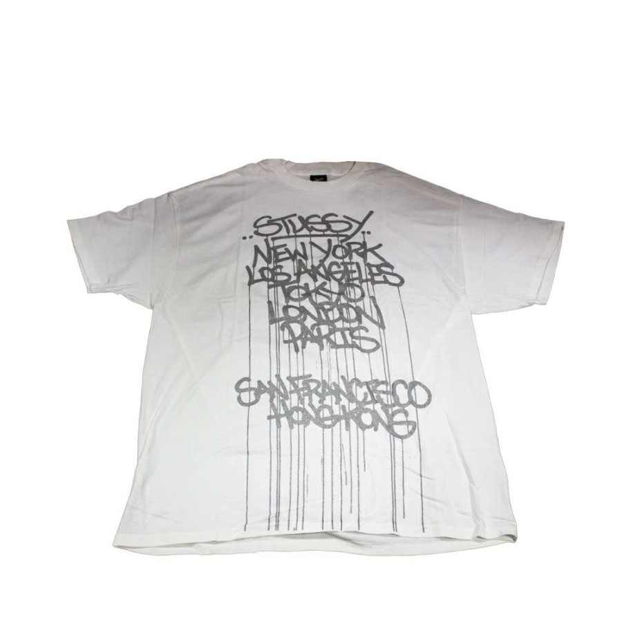 Heritage * | Stussy White Tee World Tour 2006 Kr Limited Edition Promotion