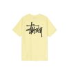 T-Shirts & Polo * | Stussy Basic Tee Yellow/Black 1904500 Sale