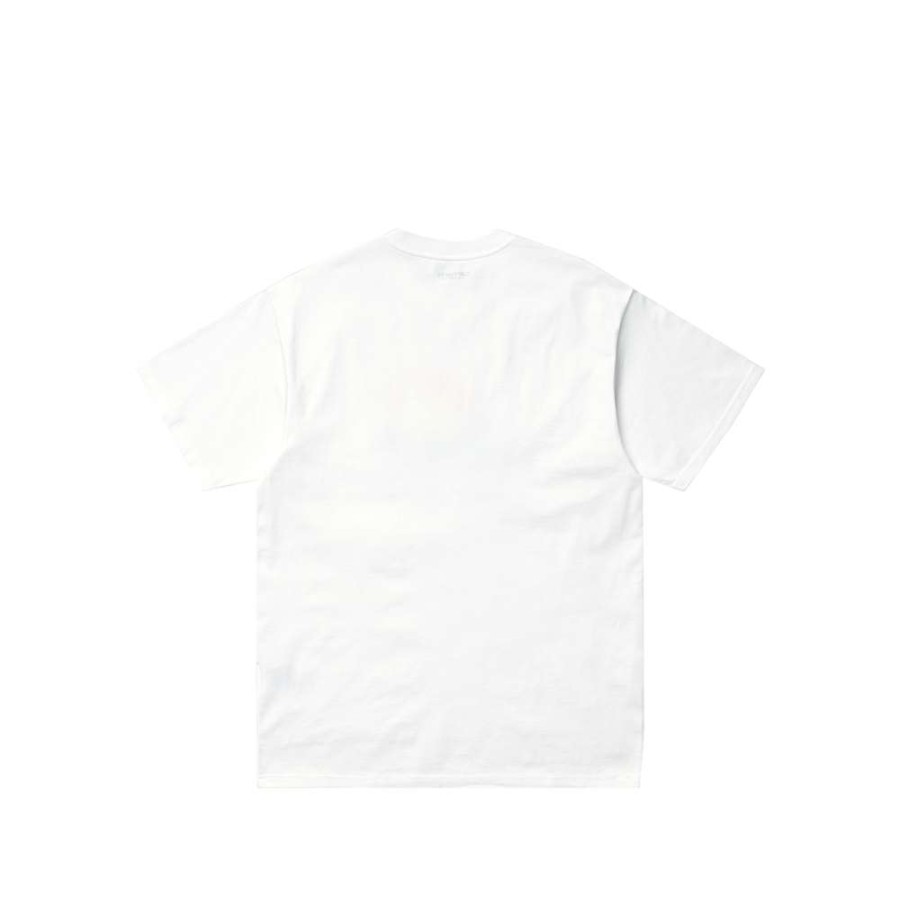 T-Shirts & Polo * | Carhartt Wip S/S Heat Wave T-Shirt White I029024-2 Sale