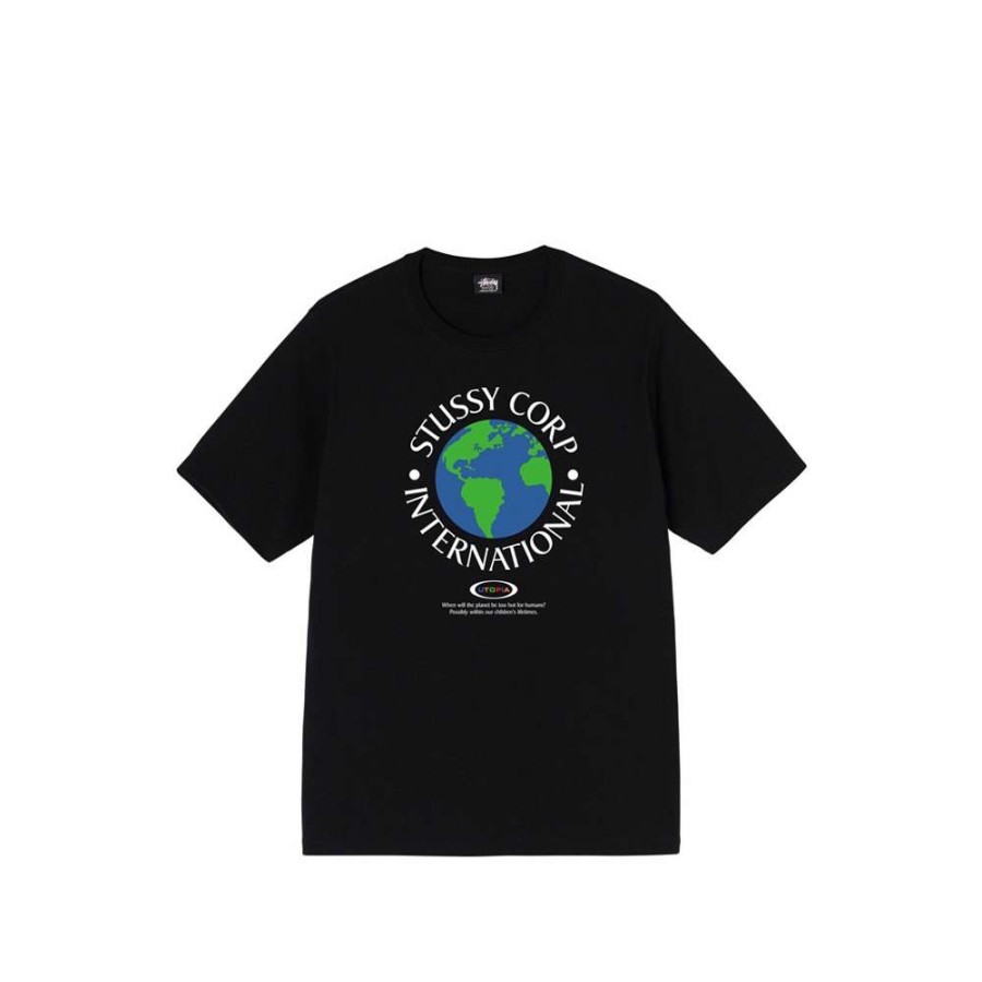 T-Shirts & Polo * | Stussy Utopia Tee Black 1904717 Promotion